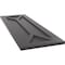 Ekena Millwork True Fit PVC San Carlos Mission Style Fixed Mount Shutters, Shadow Mountain, 18W x 42H, PR TFP001SC18X042SM - alternate 8